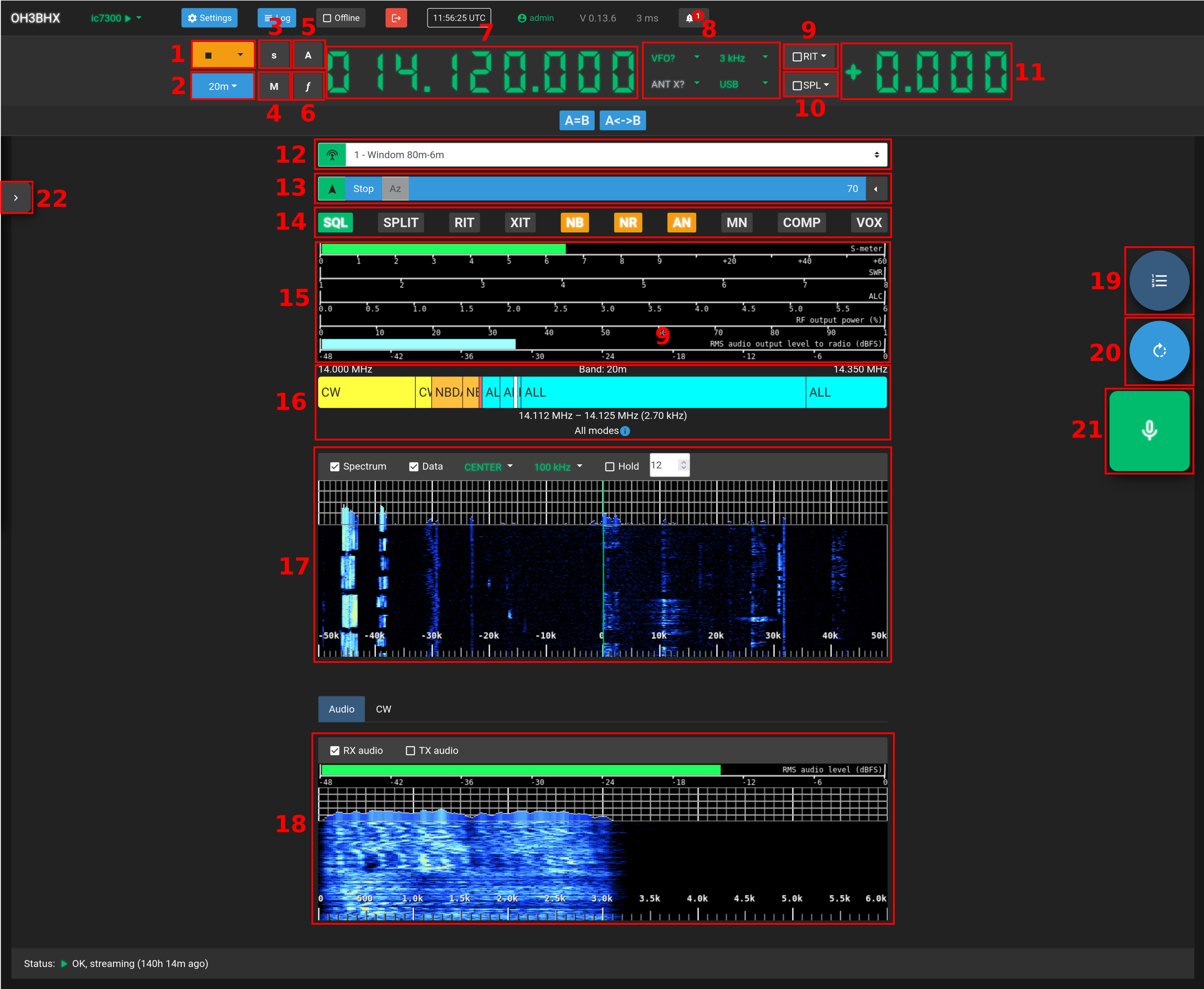 Radio control view